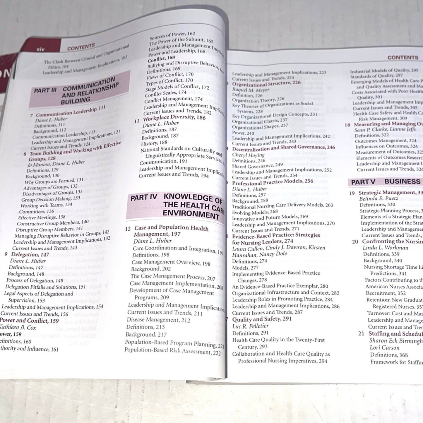 Leadership and Nursing Care Management by Huber PhD RN FAAN NEA-BC, Diane [Saunders, 2013] 5th Edition [Paperback]