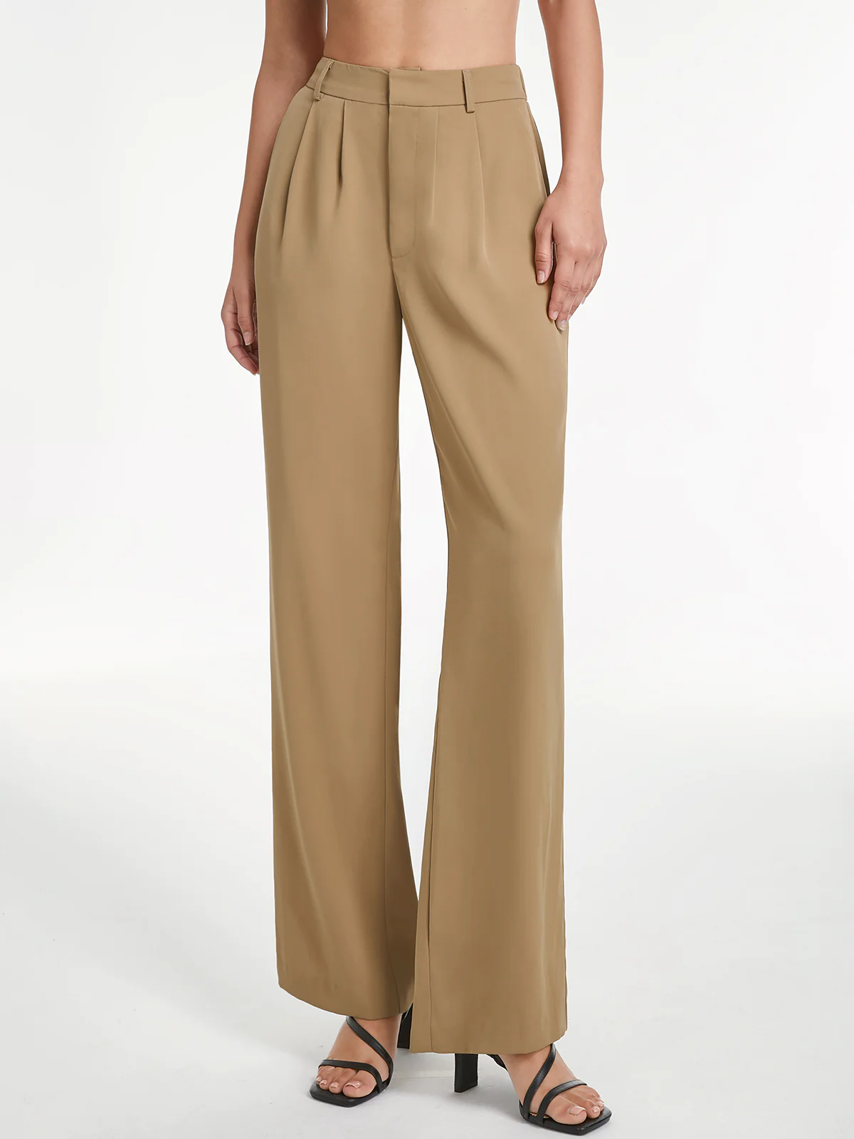 Light Wide-Leg Tailored Pants (Women)