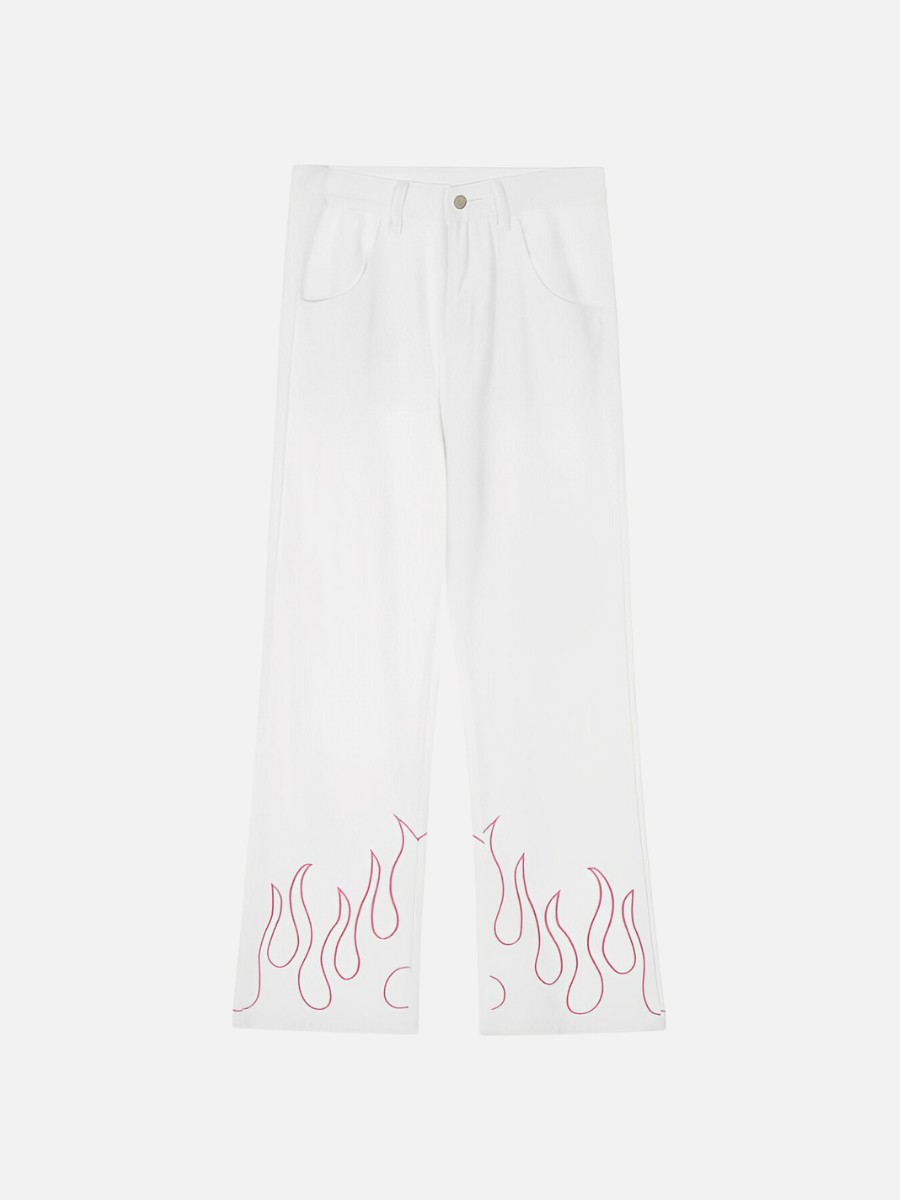 EMP FF Fire Flame Star Jeans Pants (Men)